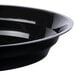 a close-up of a black bowl