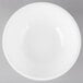 A white Fineline high profile plastic catering bowl.