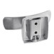 A satin finish stainless steel double robe hook.