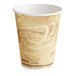 A Solo Mistique paper hot cup with a coffee design on it.