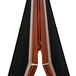 A wooden A-Frame sign board with black and white marker boards.