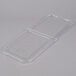 A clear plastic container with a Cambro lid.