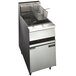 Anets 18E FRYERD GoldenFry Liquid Propane 70-100 lb. Floor Fryer with Digital Controls - 150,000 BTU