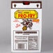 A white box of Admiration Pro Fry Liquid Shortening with yellow and red text.