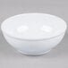 A white Thunder Group melamine pho noodle bowl.