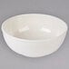 A white Thunder Group melamine pho noodle bowl.