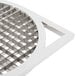 A close up of a Hobart 1/2" stainless steel dicing grid.