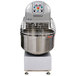 A Hobart Legacy spiral dough mixer with a stainless steel bowl.