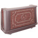 A brown and silver Cambro Sedona Designer Series portable bar.