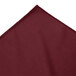 a close up of a red cloth