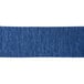 A long, thin navy blue paper streamer.