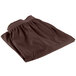 a brown underwear folded on a white background