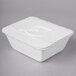Eco Products EP-FSC35 Folia 6 15/16 inch x 5 13/16 inch x 2 1/2 inch 35 oz. White Sugarcane Takeout Container - 300/Case