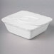 Eco Products EP-FSC22 Folia 6 inch x 5 7/16 inch x 2 inch 22 oz. White Renewable, Compostable Sugarcane Takeout Container - 300/Case