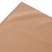 A tan Snap Drape shirred pleat table skirt.