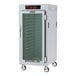 A large Metro heated holding cabinet with a clear glass door.