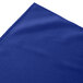 a blue cloth on a white background