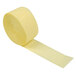 A roll of Creative Converting Mimosa Yellow streamer paper.