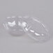 Two Eco-Products clear plastic bowls with lids.