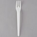 Eco Products EP-S012 Plantware 6 inch White Compostable Plastic Fork - 50/Pack
