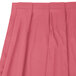 A dusty rose Snap Drape box pleat table skirt.