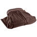 a close-up of a brown blanket