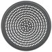 An American Metalcraft 6" wide rim pizza pan with perforations.