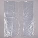A close-up of a clear plastic LK Packaging food bag.