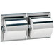 Bobrick B-699 Recessed Double Toilet Tissue Dispenser With Stainless ...