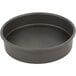 An American Metalcraft Hard Coat Anodized Aluminum round cake pan.