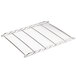 A Metro Erecta chrome wire shelf on a white background.
