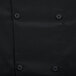 a close up of a black shirt