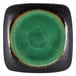 a green circle with white lines