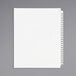 A white file folder with Avery Standard Collated Legal Exhibit Dividers with tabs numbered 126-150.