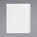A white paper with black numbers and a grey border.