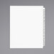 A white paper with Avery 201-225 numbered tab dividers.