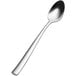 A Bon Chef stainless steel iced tea spoon with a silver handle.