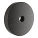 A black circular donut bumper with a hole in the center.