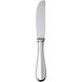 A Bon Chef stainless steel dinner knife with a solid silver handle.