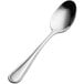 A Bon Chef Tuscany stainless steel serving spoon with a silver handle.