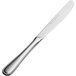 A Bon Chef stainless steel dinner knife with a solid handle.