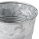 An American Metalcraft galvanized metal French fry cup with a handle.