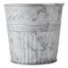 An American Metalcraft galvanized metal French fry cup with a handle.