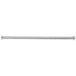 A Bobrick stainless steel shower curtain rod with concealed mounting.