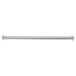 A Bobrick stainless steel shower curtain rod with a concealed mounting.