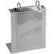 A clear plastic bag of Menu Solutions clear plastic page protectors with a silver binder clip.