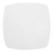 A white square plate with slightly rounded corners.