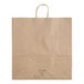 A bundle of Duro brown paper shopping bags with handles.