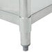 An Eagle Group DHT4 open well electric hot food table with a metal shelf.