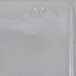 Menu Solutions clear plastic page protectors with a hole for top ring menu tents.